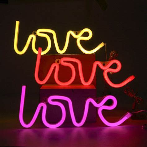 Love Neon Led Light Sign Style Limits Lighted Signs Neon Light Signs Led Neon Lighting