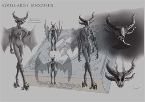 Artstation Succubus Concept Wip