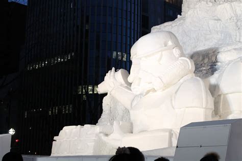 Star Wars Snow Sculptures In Japan Tdr Explorer
