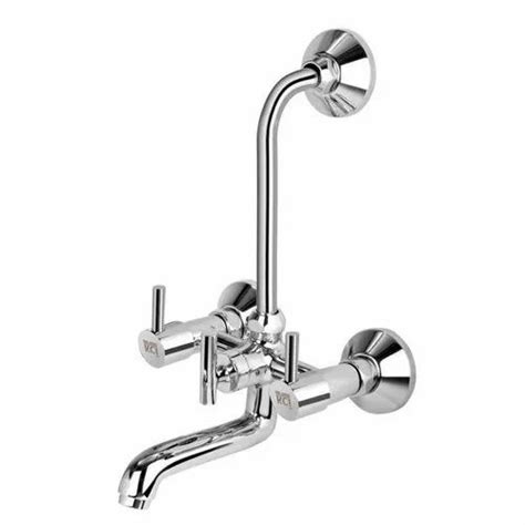 KCI Brass New Corsa 2 In 1 Wall Miixer With Bend For Bathroom Fitting