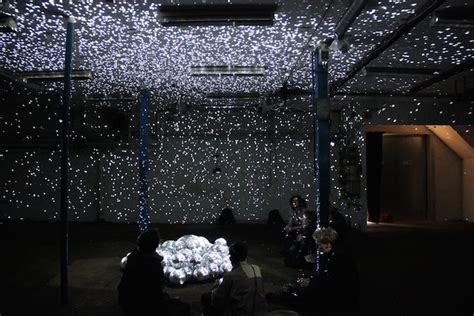 Artists Create Projection Mapping Light Installation With Fifty Disco Balls