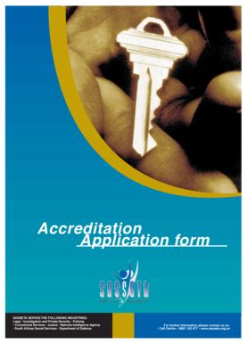 Fillable Online Accreditation Application Form Eyabantu Safety And