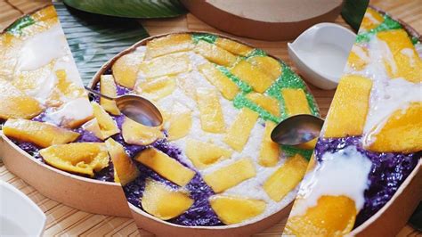 All In One Get Mango Sticky Rice In Ube Pandan Coconut Flavors In 1