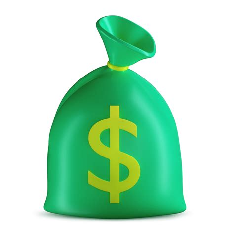 Money Bag 3d Illustration 12488028 Png