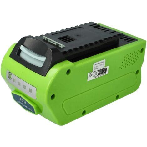 Extensilo Batterie Compatible Avec Greenworks G Lm G Lm K X