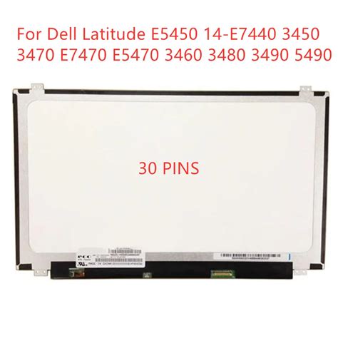 Tela LCD Fina Para Dell Latitude Matriz LED 30 Pinos Dell Latitude