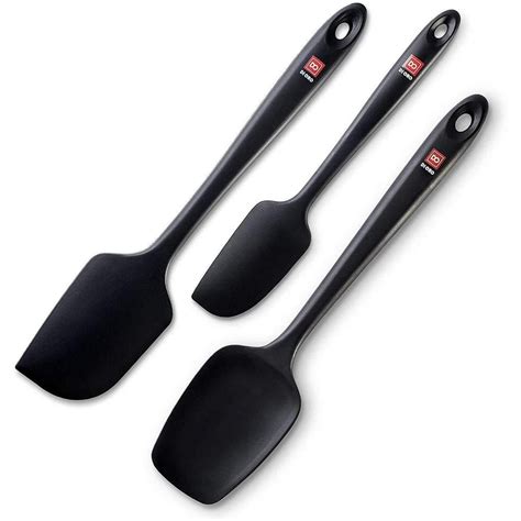 Di Oro Seamless Series 3 Piece Silicone Spatula Set 600°f Heat