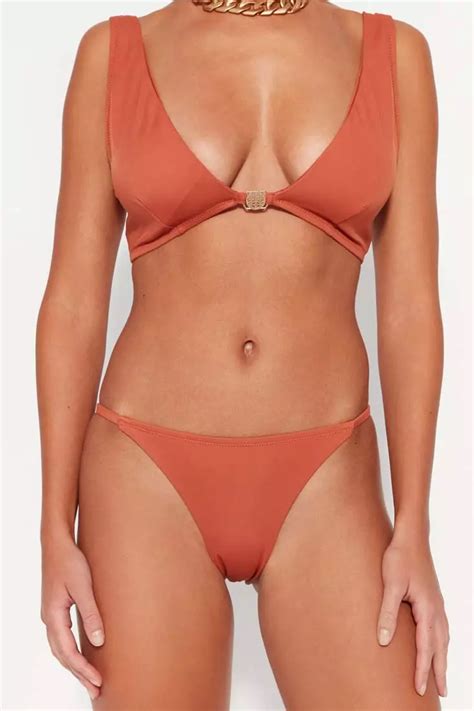 Buy Trendyol Triangle Accessory Bikini Top Online Zalora Philippines