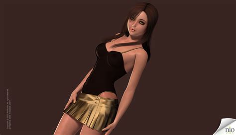 Cindy In Gold By NioStudio Hentai Foundry