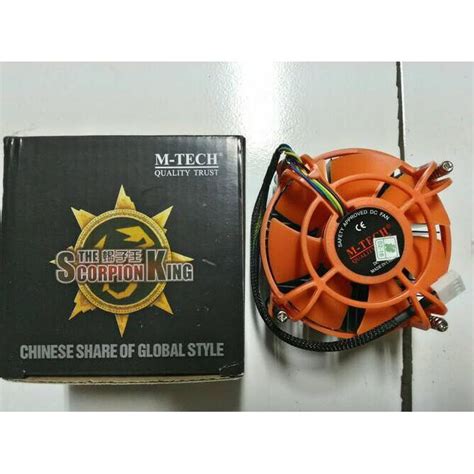 Jual Fan Processor Lga 775 Baut Scorpion King Mtech SPECIAL Shopee