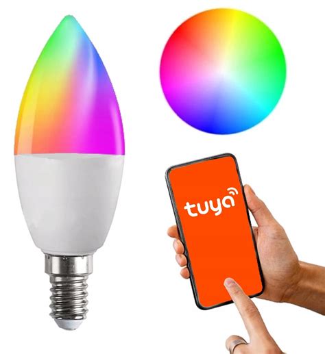 KANLUX Inteligentna Żarówka LED WiFi RGB Świeczka 4 9W E14 SMART LIFE