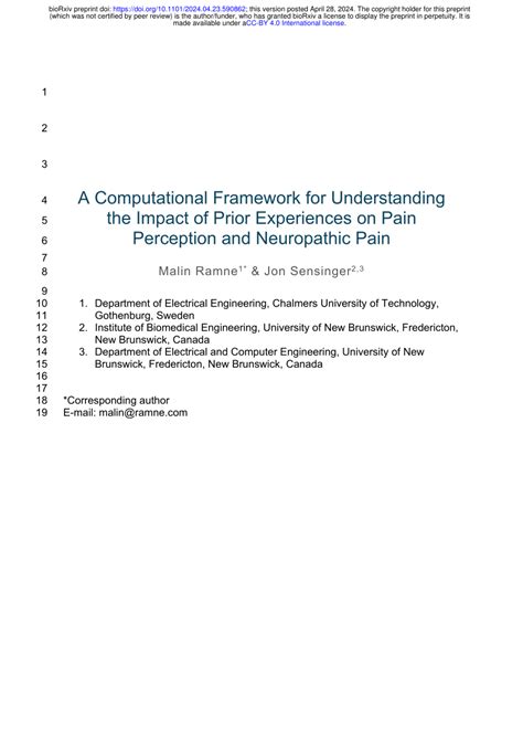 Pdf A Computational Framework For Understanding The Impact Of Prior