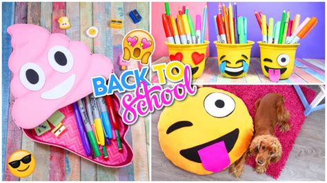 3 DIY UTILES ESCOLARES EMOJIS Regreso A Clases El Mundo De Isa