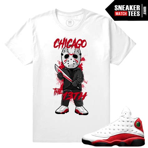 Match Jordan 13 OG Chicago | Chicago the 13th | White T shirt – Sneaker ...