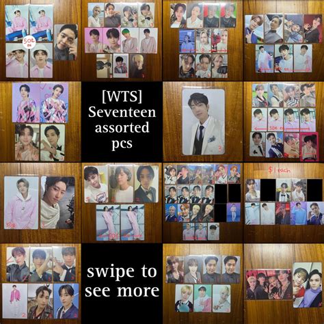 Wts Seventeen Assorted Pcs Scoups Jeonghan Joshua Jun Hoshi Wonwoo