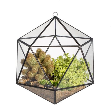 Ncyp Wall Hanging Glass Geometric Terrarium Modern Handmade Planter