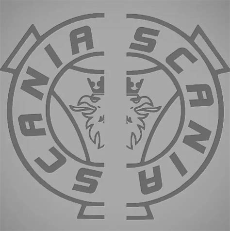 Scania Window Stickers Decals X2 Logo Topline R Series Vabis Super V8