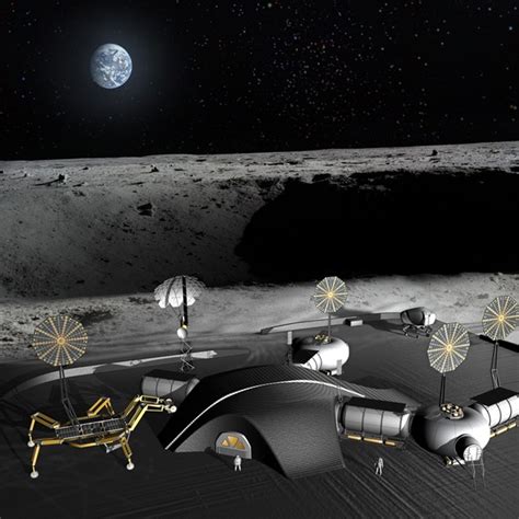 Nasa planeja usar robô aranha e impressora 3D para construir base lunar