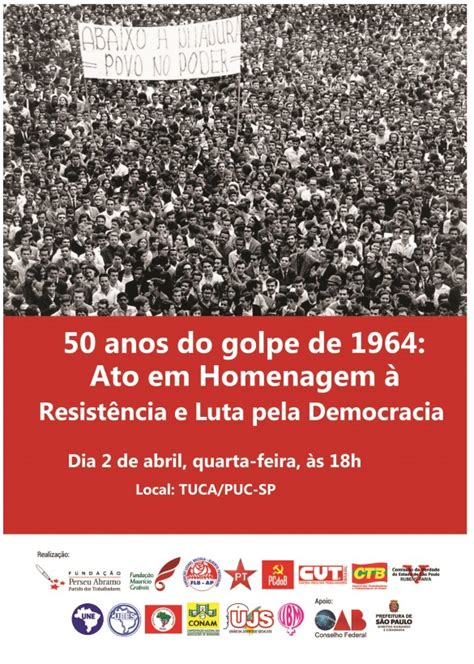 Agenda Ato Presta Homenagem à Resistência Democrática Na Passagem Dos