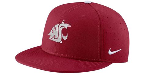 Nike Crimson Washington State Cougars Aero True Baseball Performance