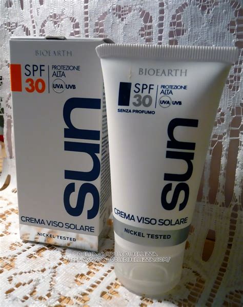 Bioearth Recensione Sun Face Cream Spf Nuvole Di Bellezza