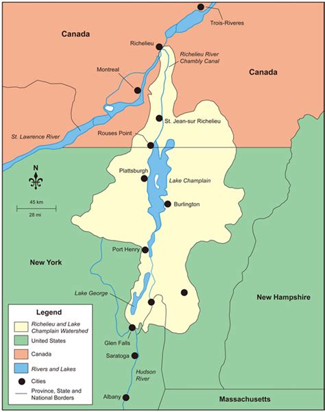 St Lawrence River Map