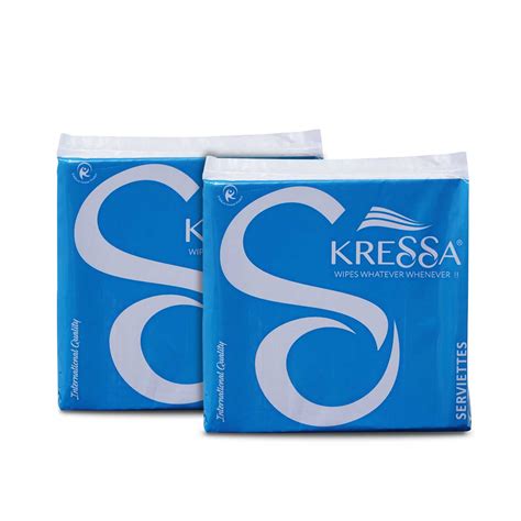 Kressa Paper Napkin Serviettes 30X30 CM 1 Ply Pack Of 2 160 Pulls