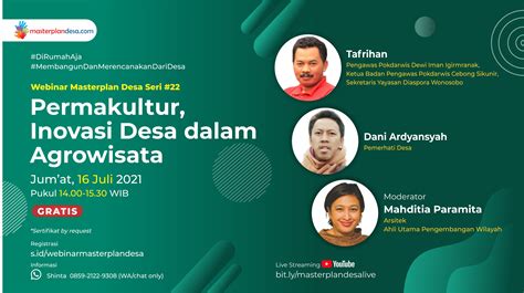 Webinar Seri 22Permakultur Inovasi Desa Dalam Agrowisata