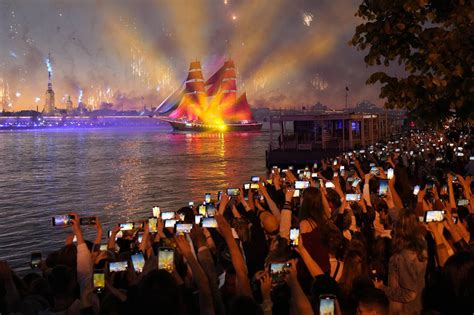 AP PHOTOS Crowds Celebrate St Petersburg Graduate Gala