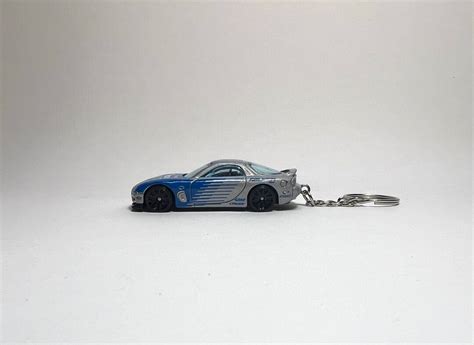 Hot Wheels Mazda Rx Falken Keychain Etsy