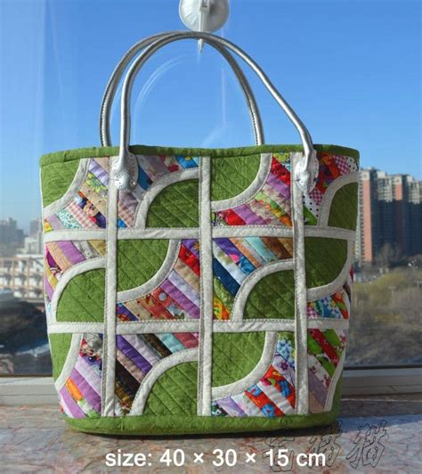 Quilted Patchwork Bag Tote Quilted Bag Patterns, House Quilt Patterns ...