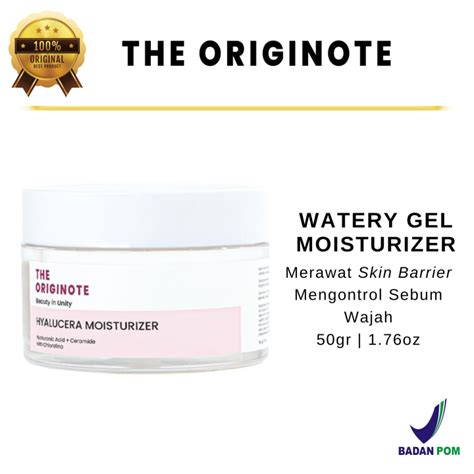 The Originote Hyalucera Moisturizer Gel Pelembab Wajah Ml Lazada