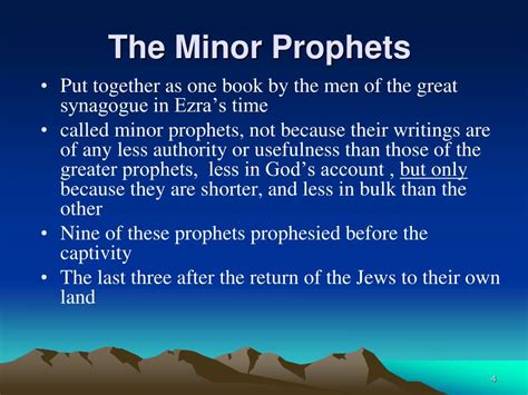 Ppt The Minor Prophets Powerpoint Presentation Free Download Id