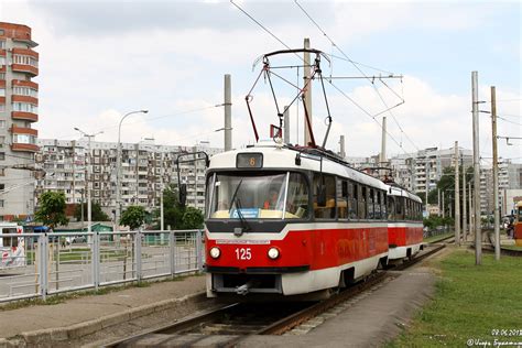 Krasnodar Tatra T3SU GOH TRZ č 125 Foto Elektrická Městská Doprava