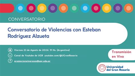 Conversatorio de Violencias con Esteban Rodríguez Alzueta YouTube