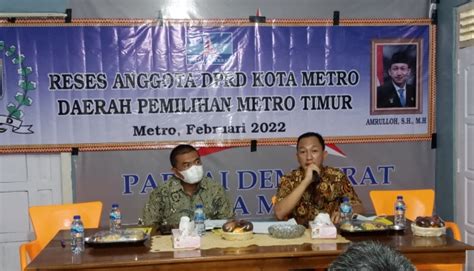 Hadiri Reses DPRD Ini Kata Sekda Kota Metro Ramanews Tv