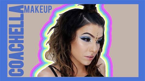 Glittery Coachella Music Festival Makeup Tutorial Youtube