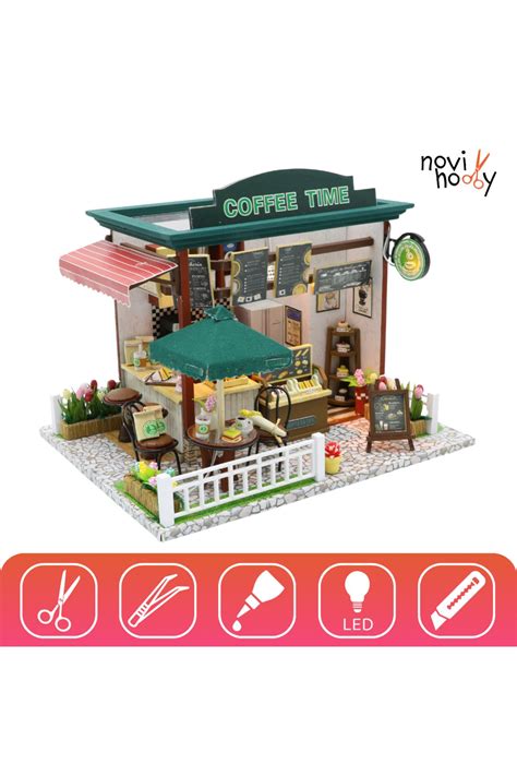 Novihobby Minyatür Maket Ev Kiti Maket Ev Diy Kendin Yap Led