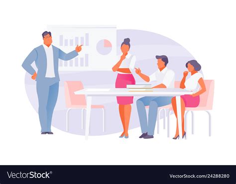 Business People Meeting Royalty Free Vector Image