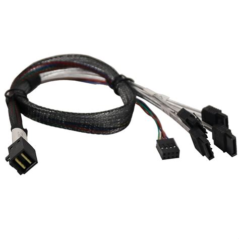 Slim Mini Sas Cable Sff I Host To Sata Pin Sata Target Hard