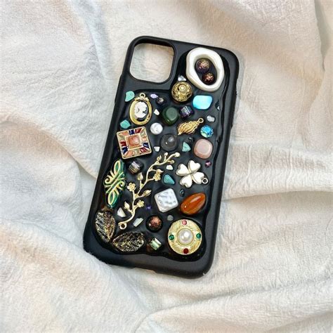 Seashell Mosaic Decoden Phone Case For All Brand Etsy Canada