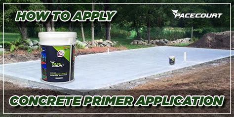 Step by Step Guide to Applying Concrete Primer - Pacecourt