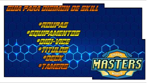 Dmw Dmo Guia Completo Sobre Equipamentos De Skill Sk Youtube