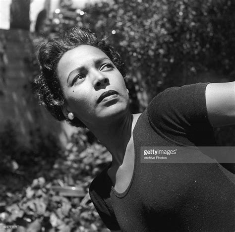 American Actress Singer And Dancer Dorothy Dandridge September