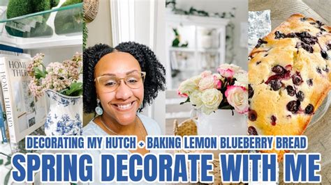 Spring Decorate With Me Decorating My Hutch For Spring