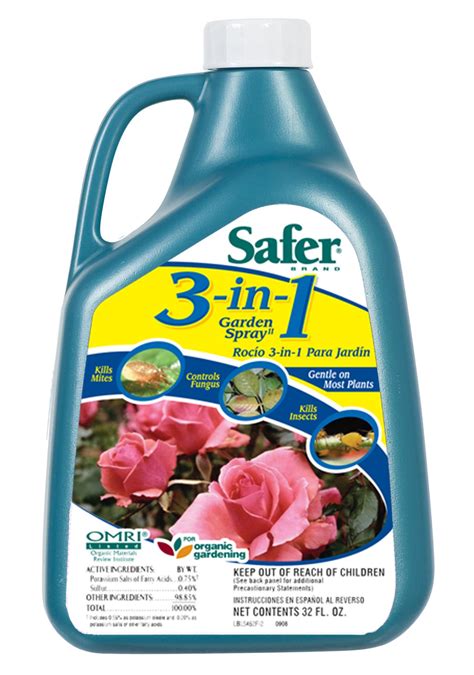 Safer® Brand 3 In 1 Garden Spray Concentrate 32oz