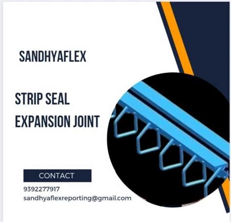 Strip Seal Expansion Joint River Over Bridge Strip Seal Expansion