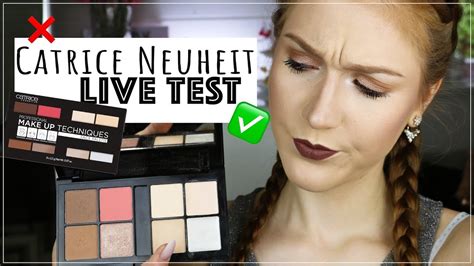 Catrice Neuheit Live Test Make Up Techniques Palette Full Face Youtube