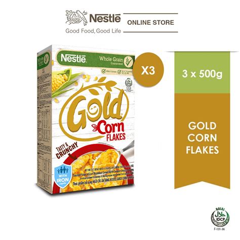 Nestle Gold Cornflakes 500g X3 Boxes [price Include Shipping