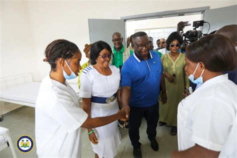 Sierra Leone’s President Julius Maada Bio Commissions Two Upgraded Basic Emergency Obstetric And